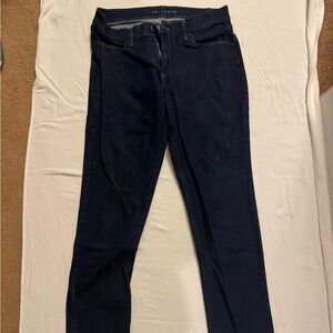 Dark Blue Women's Straight Leg Jeans